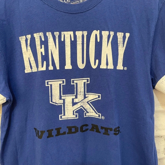 Youth University of Kentucky UK baseball style t-shirt Large 16/18 - Picture 3 of 4